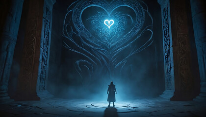 Guardian Before the Enchanted Heart Portal