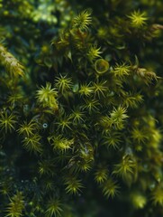 Wall Mural - a close up of a plant with green leaves