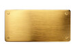 © SRITE KHATUN - Golden Metal Plaque with Brushed Texture