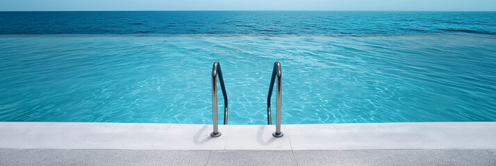 Wall Mural - swimming pool in the hotel