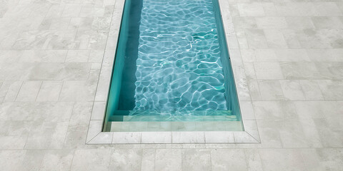 Wall Mural - water background. swimming pool and style life