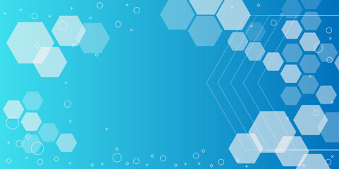 Minimal geometric Abstract blue color background. Dynamic shapes composition. Vector illustration.Eps10 vector