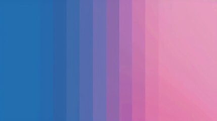 Sticker - A serene image showcasing a smooth gradient transition from deep blue to soft pink, representing calm and tranquility with smooth color blending.