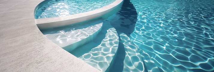 Wall Mural - water background. swimming pool and style life