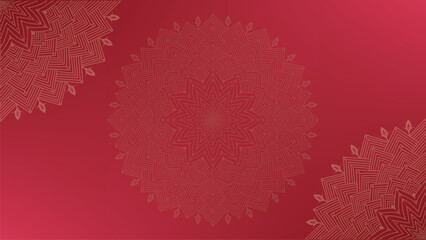 round mandala on colorfull gradient background. translucent mesh pattern in the form of a mandala. m