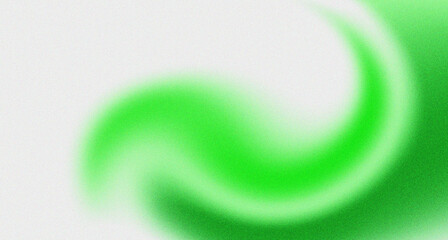 Wall Mural - Green noise gradient background, grainy bright texture, retro banner design with copy space