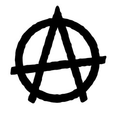 Wall Mural - Anarchy symbol icon