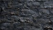 © Farid - Old black brick wall texture background, black stone block wall texture, rough and grunge surface as used for background, wallpaper and graphic web design.