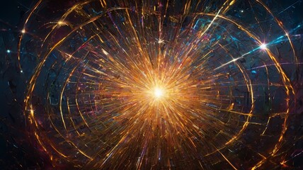 Poster - Luminous Singularity Event in a Chic Explosion of Light