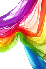 Waving Rainbow Fabric