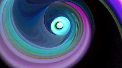 Poster - Abstract background with colorful swirling lines creating a deep perspective tunnel. Perfect for any project needing a touch of modern art