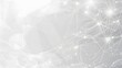 © Farid - Abstract white geometric pattern on gray background modern digital technology global network metal bending for wallpaper, logo, banner, web design.