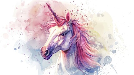  Adorable unicorn design with a bohemian baby twist perfect for logos and creative projects