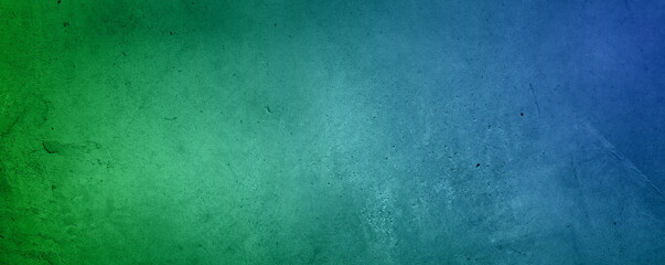 Wall Mural - Blue green textured concrete wall background