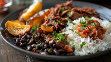 Canvas Print - Delicious Plate of Cuban Picadillo