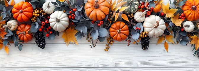 thanksgiving autumn halloween pumpkins decor design element wallpaper background