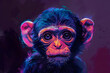 © Siasart Studio - Neon Monkey Portrait