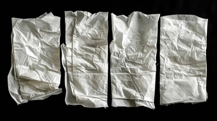 Poster - Four stacked sheets of white paper