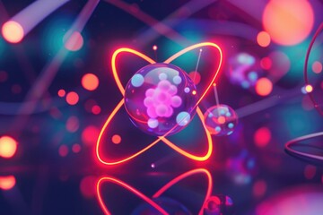 Poster - Aerial display of twinkling lights suspended in mid-air, perfect for festival or event concepts