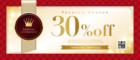 Wall Mural - luxury voucher vector design material