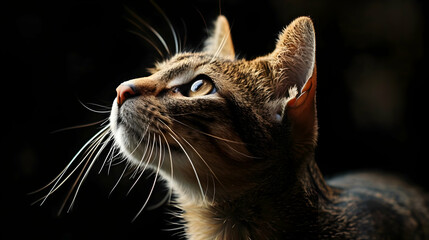 Canvas Print - Close-Up of a Cat's Face