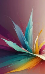 Wall Mural - abstract colorful background