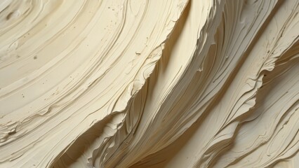 Sticker - Abstract Beige and White Swirling Texture.