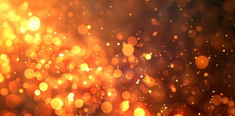 abstract orange bokeh pattern background 2