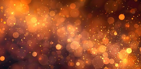 abstract orange bokeh pattern background 4