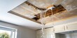 © Sujid - Water leaking from ceiling due to pipeline damage in house, water damage, ceiling, leakage, pipeline, house, problem