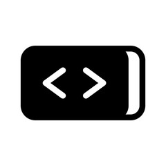 Coding Icon Vector Symbol Design Illustration