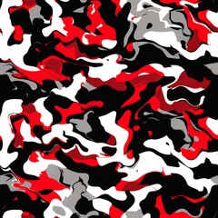 Poster - vector art pattern of camo