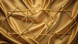 © Sujid - Gold geometrical frames outline on silk background texture, gold, geometrical, frames, outline, silk, background, texture