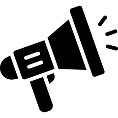 Sticker - megaphone icon