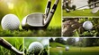 © Iswanto - Golf Course Close-Ups: A Collage of Golfing Elements
