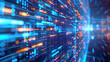 © InfinitiDesigns - Cyberspace and social world safety concept developer programming and coding technology website design with a modernand network connections