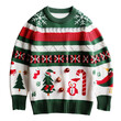 © carolina - knitted ugly christmas sweater isolated
