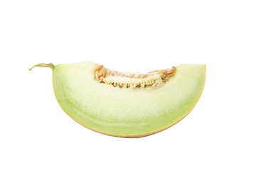 Sticker - PNG,A slice of fresh melon, isolated on white background