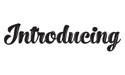 Fototapete - Indian Script Calligraphy Cursive Typography Black text lettering. isolated on the White background. Vector illustration. EPS 10/AI