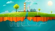 © Yuparet - Unveiling the Gas Production Process: A Comprehensive Infographic Guide to the Production Stages