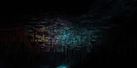 Poster - Abstract Digital Art with Vibrant Colors