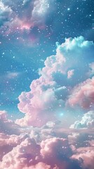Wall Mural - cute wallpaper cloud sky outdoors.