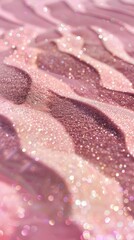 Poster - Pink sand photo glitter