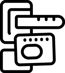 Poster - Modern smart home device is regulating the temperature using advanced technology