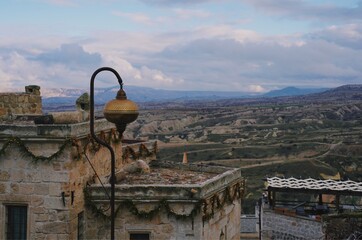 Turkish Lamp and Landscape