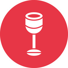 Poster - Drink glyph circle icon