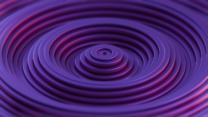 Poster - Abstract Purple Spiral Layers with Gradient Effect..