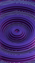 Poster - Abstract Purple Spiral Layers with Gradient Effect..