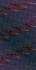 Poster - Dark Geometric Pattern with Subtle Golden Highlights........
