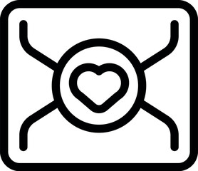 Poster - Romantic relationship scheme presenting love connection with heart symbol
